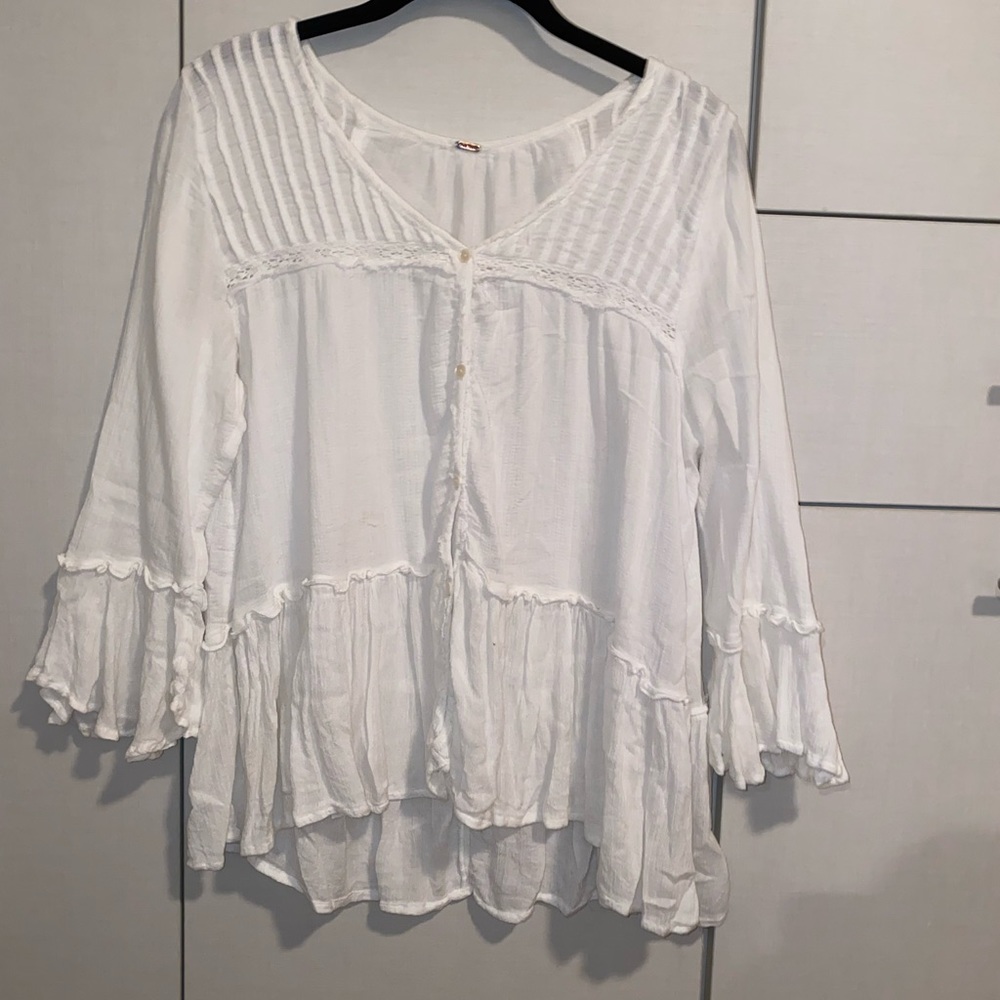 FREE PEOPLE flowy blouse